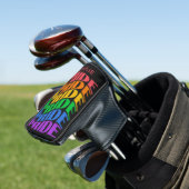 Aangepaste naam trots golfheadcover (Insitu)
