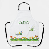 Aangepaste Naam Tuin Schort (Voorkant)