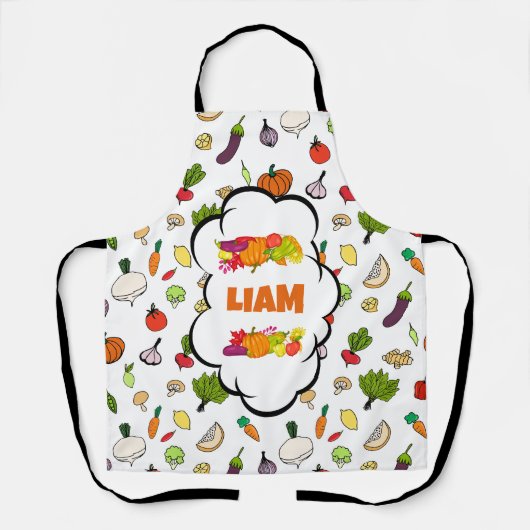 Aangepaste Naam Tuin Schort (Voorkant)