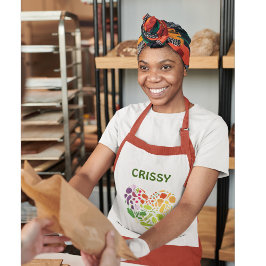 Aangepaste Naam Tuin Schort