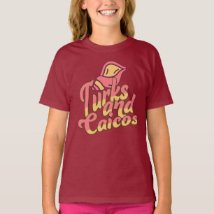 Aangepaste naam Turks- en Caicoseilanden Conch T-shirt