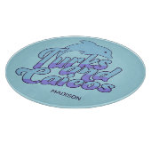 Aangepaste naam Turks- en Caicoseilanden Dolfijn Snijplank (Hoek)