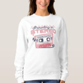 Aangepaste naam Twin moeder sweatshirt, retro cass Trui (Voorkant)