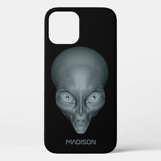 Aangepaste naam UFO Alien telefoonhoesjes Case-Mate iPhone Case (Achterkant)