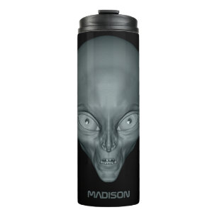 Aangepaste naam UFO Alien-tumbler Thermosbeker