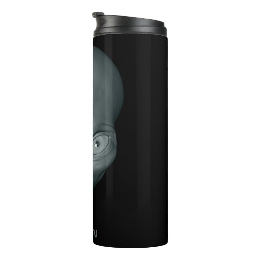 Aangepaste naam UFO Alien-tumbler Thermosbeker (Geroteerd rechts)