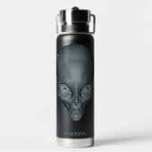 Aangepaste naam UFO Alien Waterfles (Achterkant)