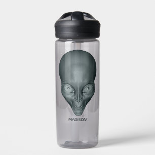 Aangepaste naam UFO Alien Waterfles