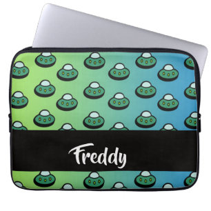 Aangepaste naam ufo op verloop laptop sleeve