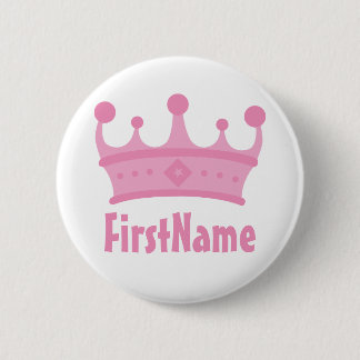 Aangepaste naam uitsnijden ronde button 5,7 cm