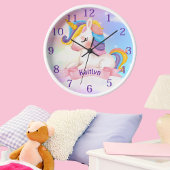 Aangepaste naam Unicorn Clouds Sparkle