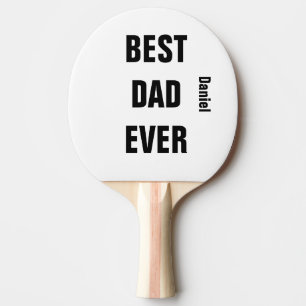 Aangepaste naam Vaderdag Verjaardag Beste papa ooi Tafeltennisbatje