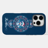 Aangepaste Naam Vakantie Kawaii Beer Siermandala Case-Mate iPhone Case (Achterkant (horizontaal))