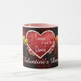 aangepaste naam valentijnsmokken mok