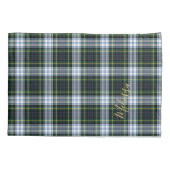 Aangepaste naam van Clan Gordon Tartan Kussensloop (Achterkant-Links)