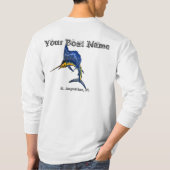 Aangepaste naam van de zeeduivel en shirt van de h (Achterkant)