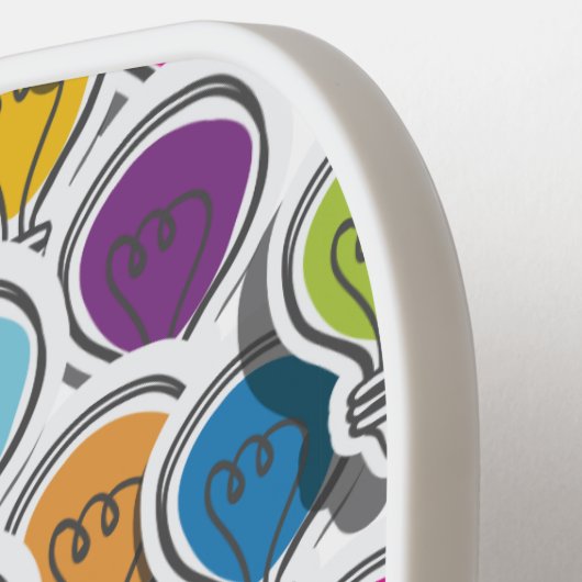 Aangepaste naam van het lantaarnpatroon pickleball paddle (Links Detail)