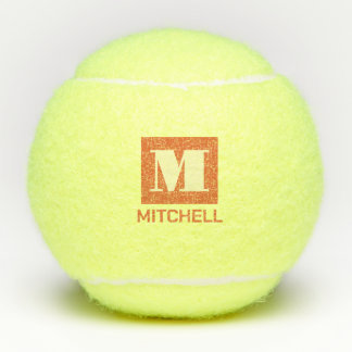 Aangepaste naam van het logo van de lek-Initiaal Tennisballen