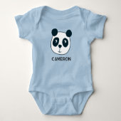 Aangepaste naam van knuffel panda beer romper (Voorkant)