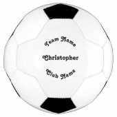 Aangepaste naam van Monogram Player Team Coach Clu Voetbal