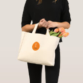 Aangepaste naam van Twilight-monogram Mini Tote Bag (Voorkant (product))