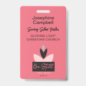 Aangepaste naam van vrijwilligersactiviteit voor p badge (Achterkant)