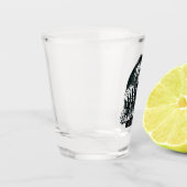 Aangepaste naam: "Vecht de dood" Zombie-glas Shot Glas (Links)