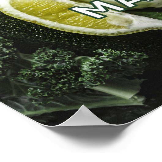 Aangepaste naam Vegan Poster (Hoek)