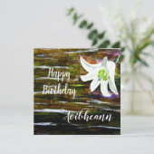 Aangepaste naam verjaardag kaart (Staand voorkant)