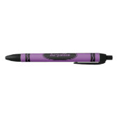 Aangepaste naam Violet Paarse Crayon Black Ink Pen (Bodem)