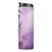 Aangepaste naam Virgo Zodiac teken Thermosbeker (Geroteerd rechts)