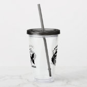 Aangepaste naam Vis Acryl Drinkbeker (Links)