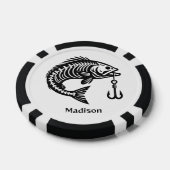 Aangepaste naam Vis Poker Chips (Enkel)