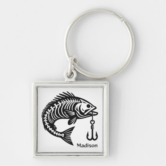 Aangepaste naam Vis Sleutelhanger (Voorkant)