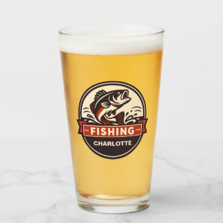 Aangepaste Naam Vissen Glas