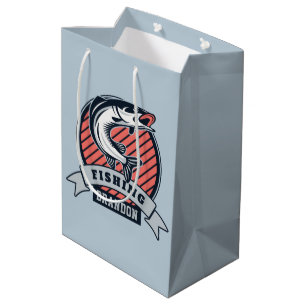 Aangepaste naam Vist Logo cadezakken Medium Cadeauzakje