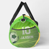 Aangepaste naam Voetbal Bag | Gepersonaliseerd num Plunjezak (Rechts)