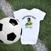 Aangepaste naam Voetbal Boys Cute Romper