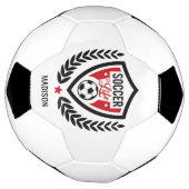 Aangepaste naam Voetbal Logo voetbal (Gedraaid)