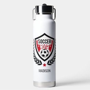 Aangepaste naam Voetbal Logo Waterfles