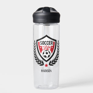 Aangepaste naam Voetbal Logo Waterfles