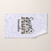Aangepaste naam Voetbal Mam | MOEDERDAG Bad Handdoek (Handdoek)