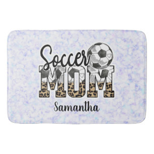 Aangepaste naam Voetbal Mam MOEDERDAG Badmat