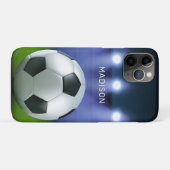 Aangepaste naam Voetbalkgevallen Case-Mate iPhone Case (Achterkant (horizontaal))