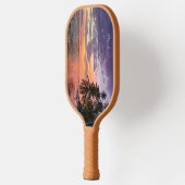 Aangepaste naam voor Beach Sunset Pickleball Paddle (Links)