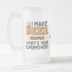 Aangepaste naam voor Beer Superpower Matglas Bierpul
