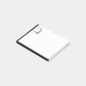 Aangepaste naam voor bewegingslijntekenkunst post-it® notes (Schuin)