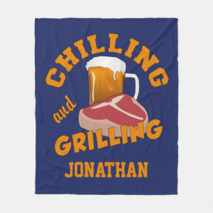Aangepaste naam voor chilling en grilling fleece b deken