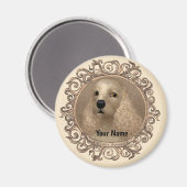 Aangepaste naam voor  cocker spaniel magneet (Voorkant / Achterkant)