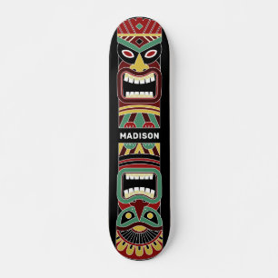 Aangepaste naam voor Cool Tiki Totem Skateboard